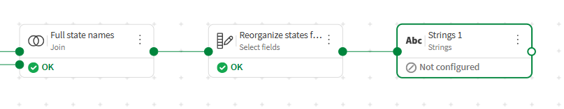 Hinzufügen eines Strings-Prozessors zum Datenfluss