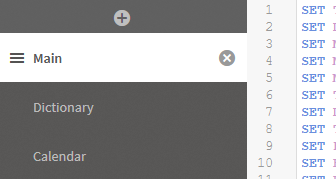 Zur Anzeige in vollständiger Größe klicken Abschnitte im Dateneditor.