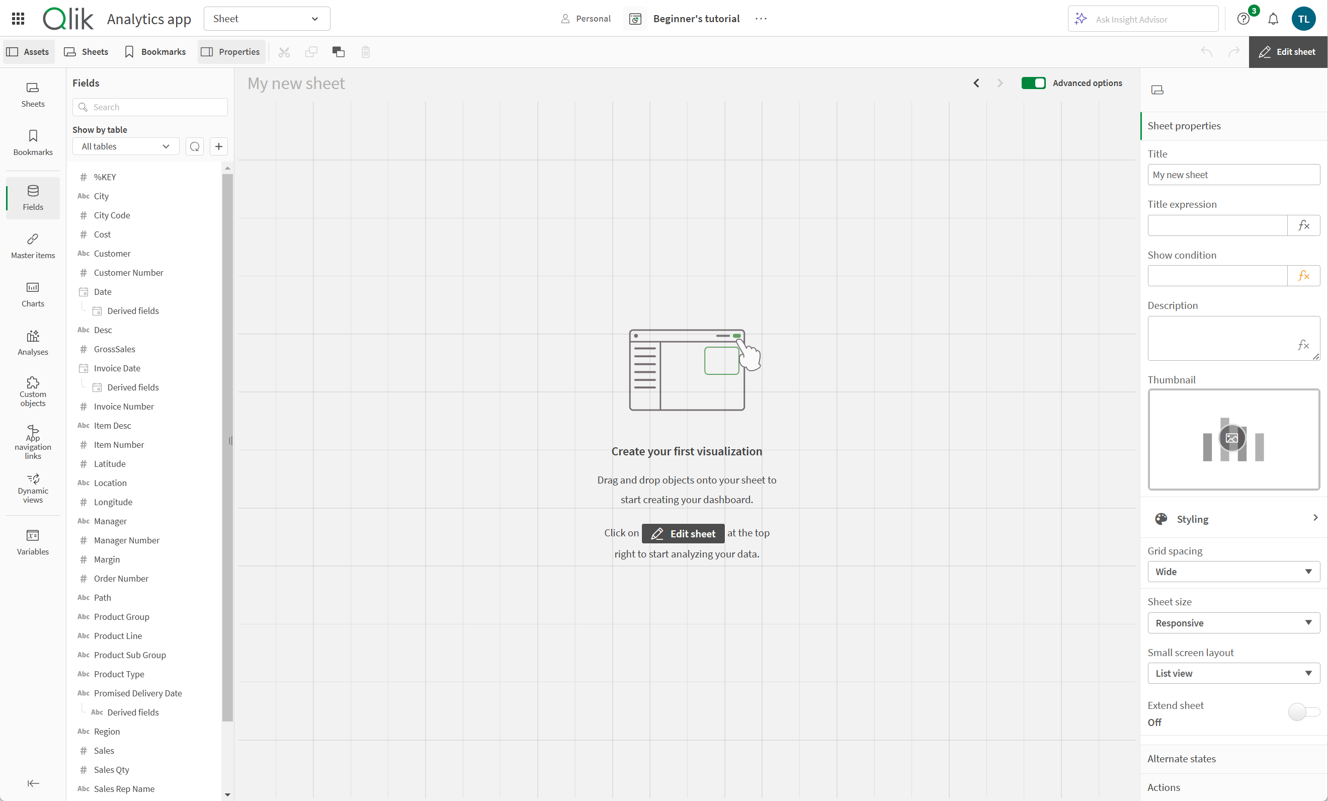 Click to view full size A sheet in advanced edit mode