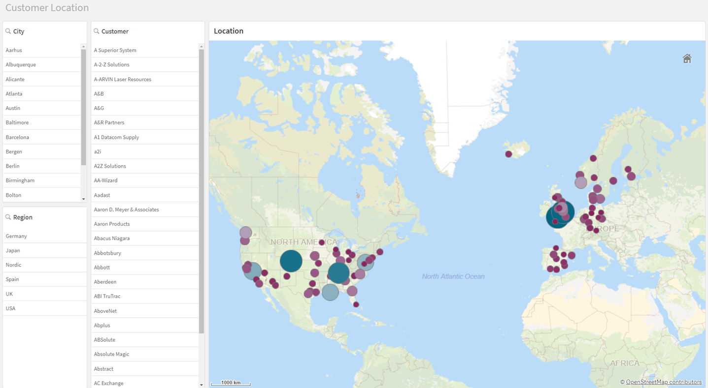 Customer Location sheet when done