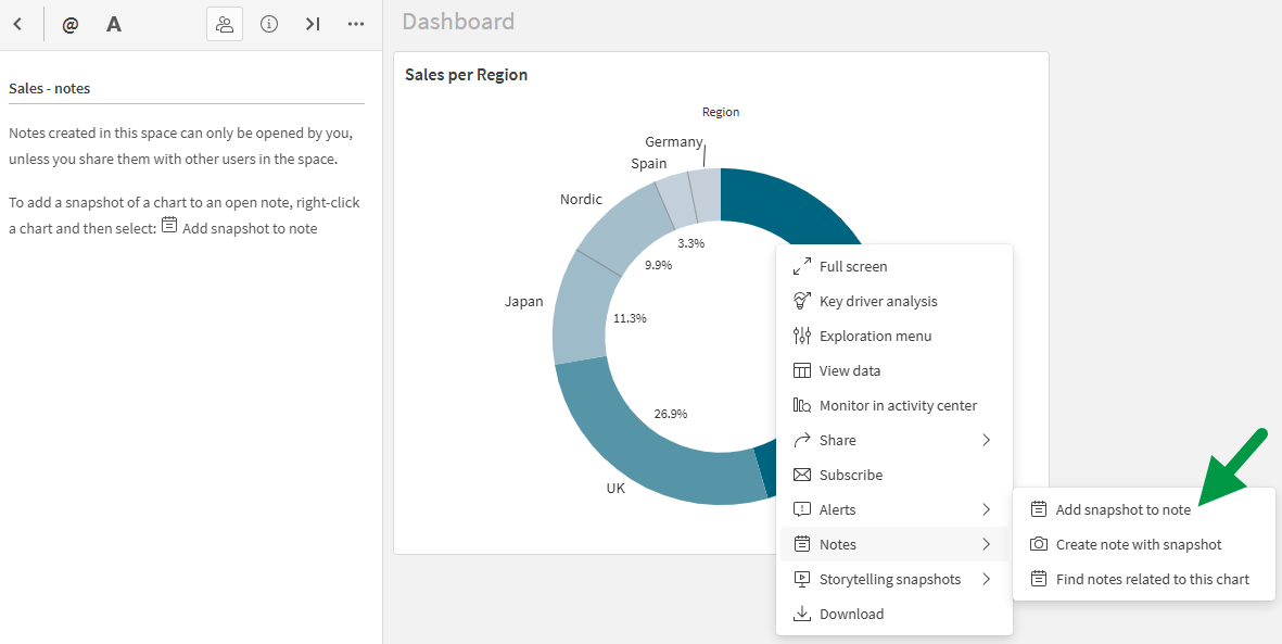 Add snaphot to a note.