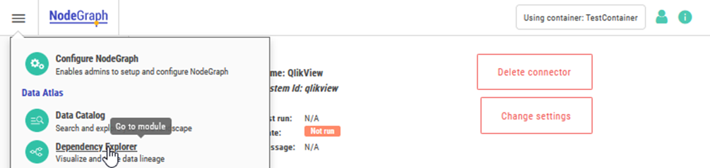 Click to view full size The Dependency Explorer can be found on the NodeGraph main menu.