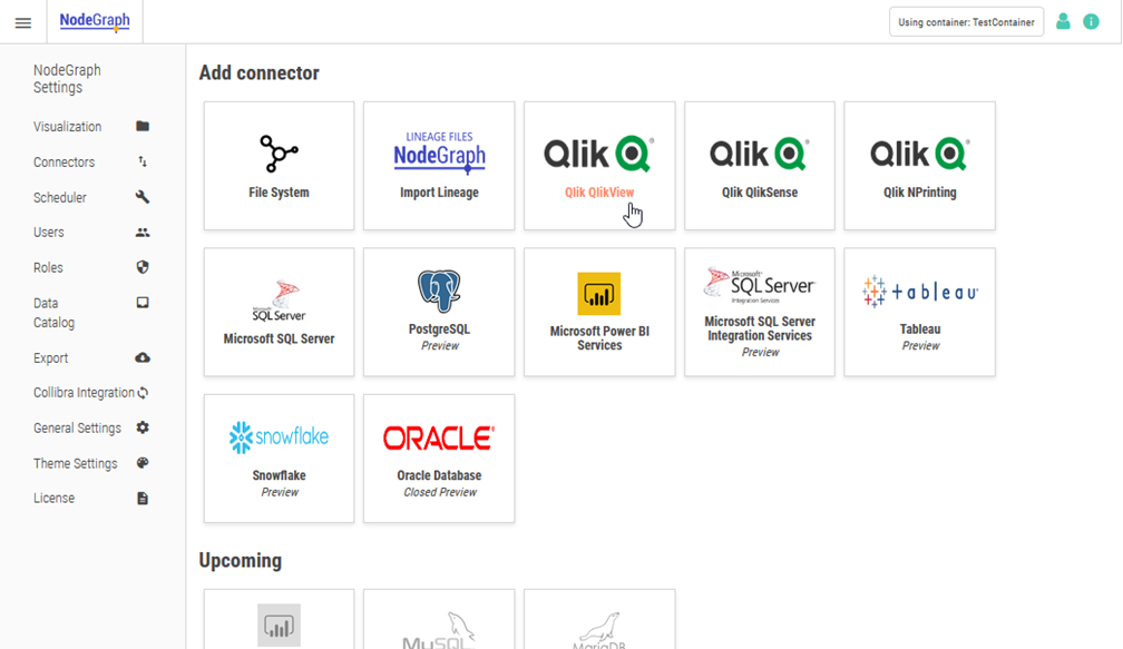 Click to view full size The NodeGraph connectors page.