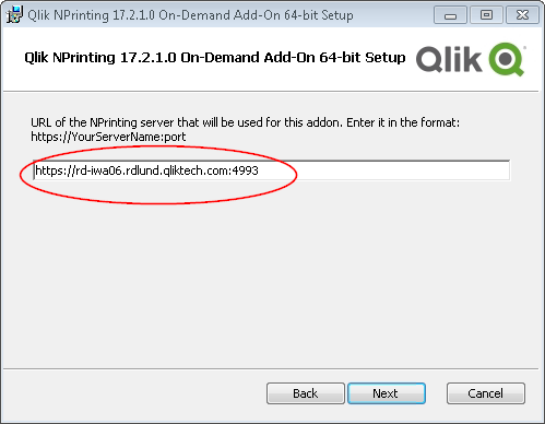 Click to view full size On-Demand setup window