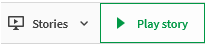 Clique para ver em tamanho grande Botão Reproduzir história.